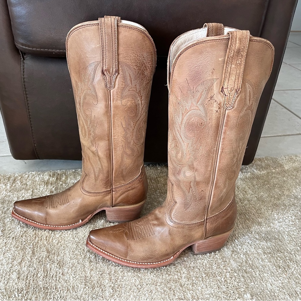 Freebird Woodland Tan Cowboy Boots